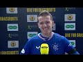 Rangers' Steven Davis reacts to Scottish Cup win over Celtic