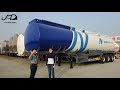 China Aluminum fuel tanker trailer, Steel oil tanker trailer for sale