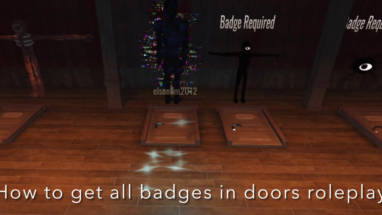 How To Get All Badges In Doors Roleplay - YouTube