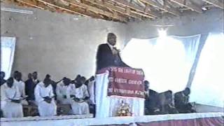 The Late Rev PM Sibanda ( The Last Sermon )