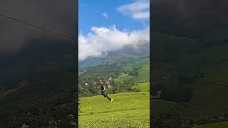 Munnar Diaries ❤️ Zipline   #shorts #short #shortvideo