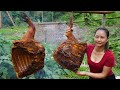 Process of making smoked pork thighs, Building a life in the mountains with my children, 2 years