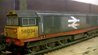 oorail.com | Weathering the Hornby Class 58 - OO scale Model Railway