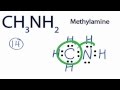 CH3NH2 Lewis Structure: How to Draw the Lewis Structure for CH3NH2