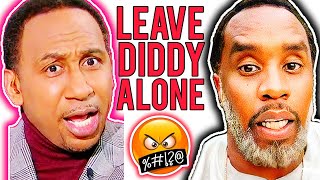 Stephen A. Smith SHOCKINGLY DEFENDS Diddy‼️🤯