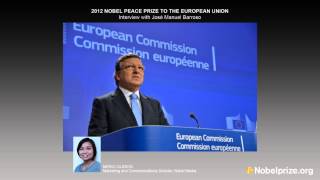 Interview with José Manuel Barroso, President of the European Commission: 2012 Nobel Peace Prize