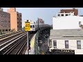 ᴴᴰ⁶⁰ r46 and r68a n shuttle train action in astoria queens