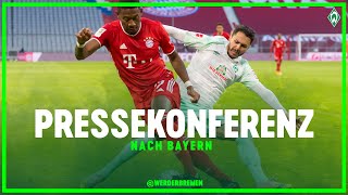 FC Bayern München - SV Werder Bremen 1:1 | Pressekonferenz mit Florian Kohfeldt & Hansi Flick