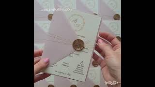 Invitatii de nunta handmade #nunta #invitatii #weddingplanning