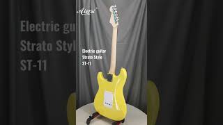 Aiersi Strato Style solid poplar Yellow electric guitar ST-11