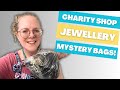 Let's Unbox Two Charity Shop Jewellery Mystery Bags!! UK eBay, Etsy & Poshmark Jewelry Reseller