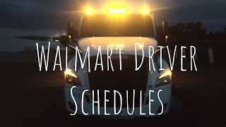 Walmart Driver / Schedules and Realignment