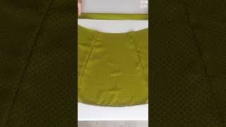 Sew with me a beautiful yellow dotted skirt | Tugba Isler #shorts