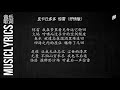 皮卡丘多多 惊雷 抒情版 『 音乐歌词』