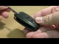 Ford (Focus) kulcs elemcsere, Ford key battery change