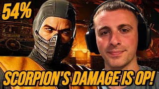 THESE 50% SCORPION COMBOS ARE OP!: MORTAL KOMBAT 1! (SCORPION X FERRA GAMEPLAY)