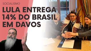 LULA entrega GESTÃO de TERRAS INDÍGENAS, 14% do BRASIL, para EMPRESA PRIVADA, em DAVOS na SUIÇA