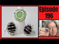 Wire Wrap Glass Cabochon rings // Wire Lady TV Ep 196 Jewelry Making Livestream