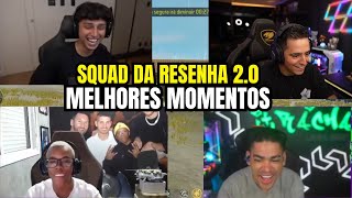 MELHORES MOMENTOS DO NOBRU LOUD CORINGA BOCADE09 E RACHA JOGANDO FREE FIRE JUNTOS!!!!