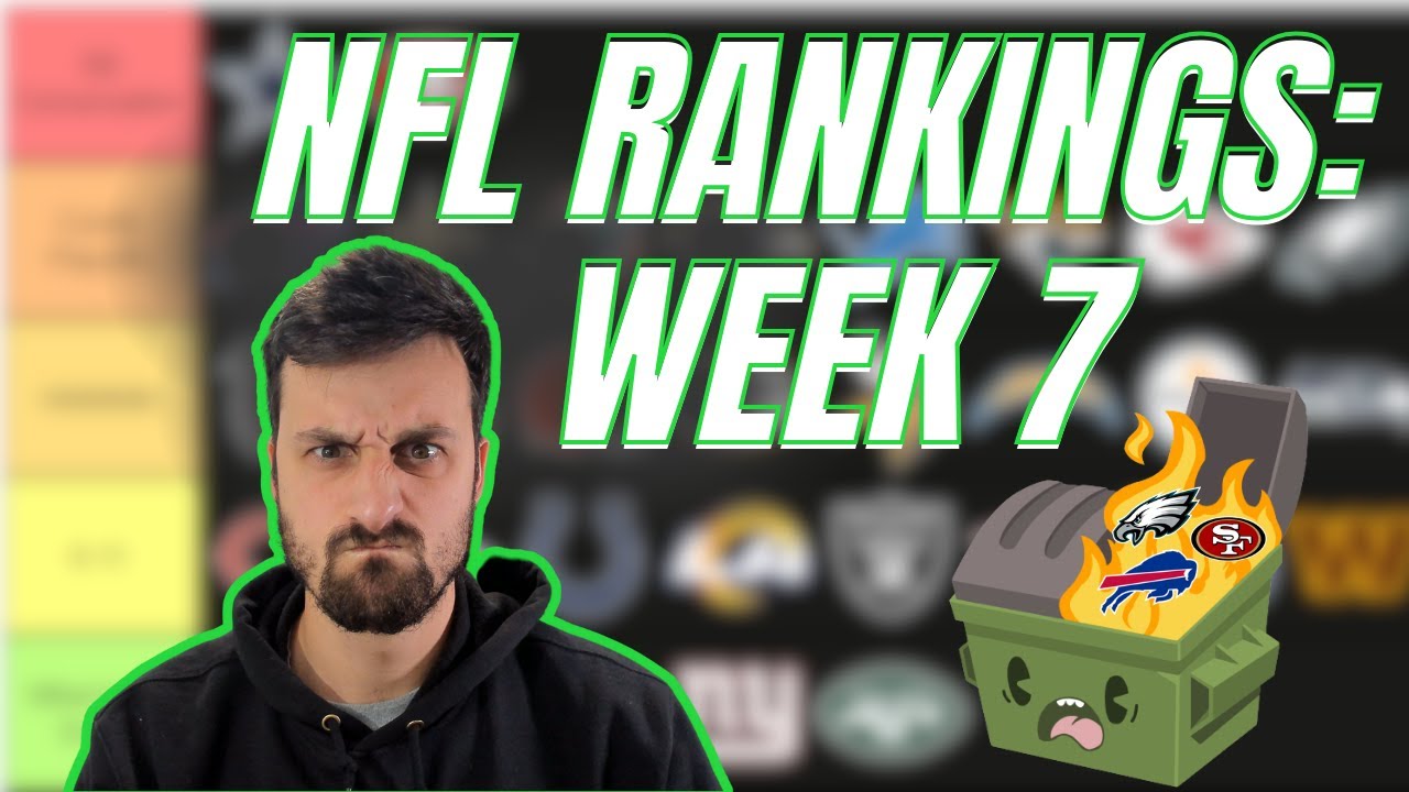 NFL Week 7 Power Rankings Tier List! - YouTube