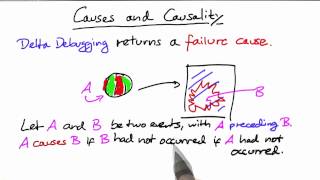 Causes and Causality - Software Debugging