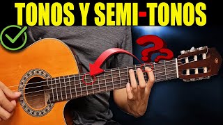 🤔Aprende FACIL en Guitarra ¿Qué son los TONOS y SEMITONOS en la Musica?🎶