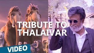 Kabali | Tribute To Thalaivar from Ice Age:5 gang | Rajinikanth | Pa Ranjith | Santhosh Narayanan