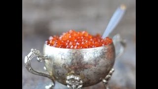 Pink Salmon Caviar  - Salmon Roe Sushi - Red Caviar - Ikura