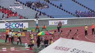 女子100m 予選1組