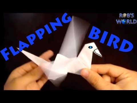 How to Make an Origami Flapping Bird - Rob's World How to Make an Origami Flapping Bird - Rob's World