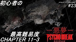 #23【サイコブレイク】初心者が最高難易度「悪夢」の道