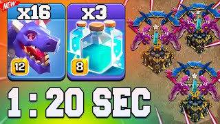 Th17 Destroyed in 1 Minute 20 Seconds ! Best Th17 Attack Strategy 2025 CLASH OF CLANS CWL Attack