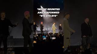 NSYNC reunion 2024 BYE BYE BYE live #nsync #justintimberlake #reunion #concert #music #boys #live e