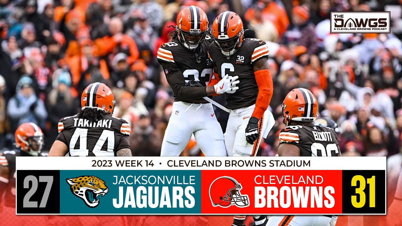 Browns Vs Jaguars - Week 14 Postgame Show | Cleveland Browns Podcast ...