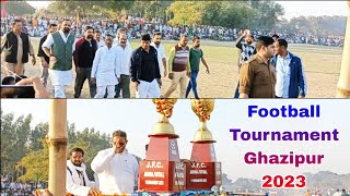 अफजाल अंसारी \u0026 ओमप्रकाश सिंह at Jaburna football tournament Ghazipur #final #football