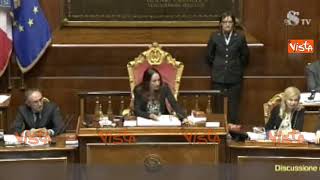 Senato, Laus (PD) alla Maiorino (M5S): \