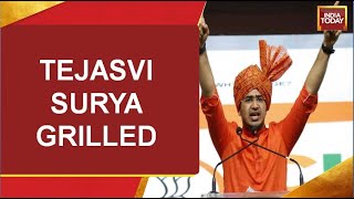 BJP MP Tejasvi Surya Questioned by Delhi Police for 2 Hours Over Vandalism at Kejriwal Residence.