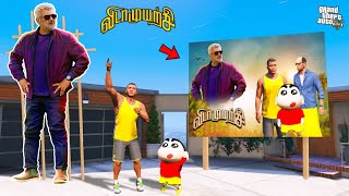 Shinchan \u0026 Franklin Going to Thala FDFS in GTA 5