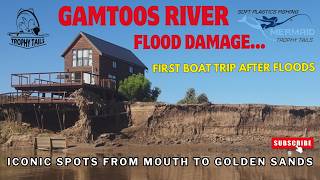 Exploring Gamtoos Flood Destruction By Boat (Shocking Damages) #lurefishing #estuaryfishing #fishing