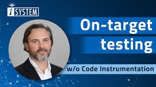 Webinar – On-target testing without code instrumentation (US Version)