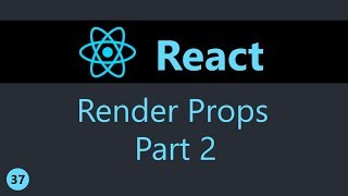 ReactJS Tutorial - 37 - Render Props (Part 2)
