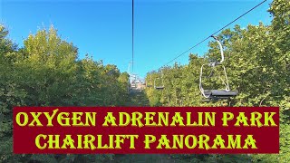 OXYGEN ADRENALIN PARK CHAIRLIFT RIDE | Libegő | Panorama View | Gyöngyös Hungary