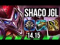 SHACO vs DIANA (JGL) | 10 solo kills, 18/3/7, Legendary, 36k DMG | EUNE Master | 14.15