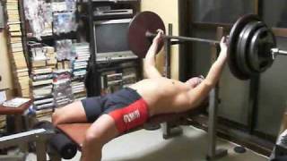 Samurai Break: bench press failure137kg(302lb)