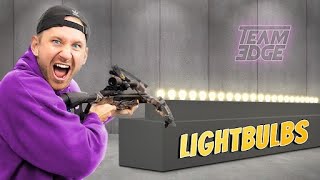 How Many Light Bulbs to STOP a Crossbow??