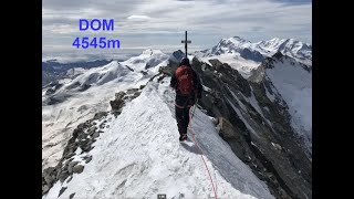 Dom mountain (Mischabel) 4545m Switzerland 2019/08