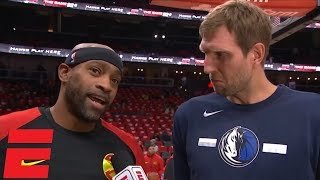 Vince Carter and Dirk Nowitzki explain why they keep playing past 40 | NBA Interview