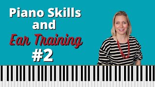 Piano Skills and Ear Training - play and sing chords on the piano