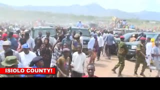 DRAMA!! See why Ruto was forced to end his Isiolo Rally abruptly today, heckled and chased away!🔥