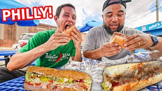 The Ultimate PHILADELPHIA FOOD TOUR!! Hoagies, Cheese Steak + Best Local Philly